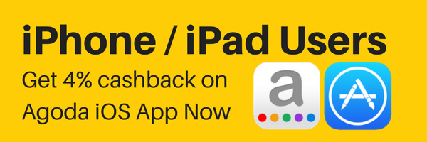 Agoda iOS App Cashback